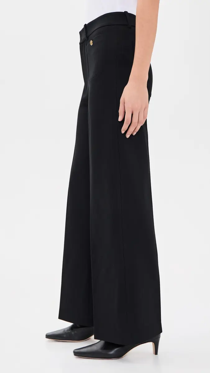 Frame The Slim Palazzo Trousers | Thumbnail 4 Frame The Slim Palazzo Trousers | Thumbnail 4