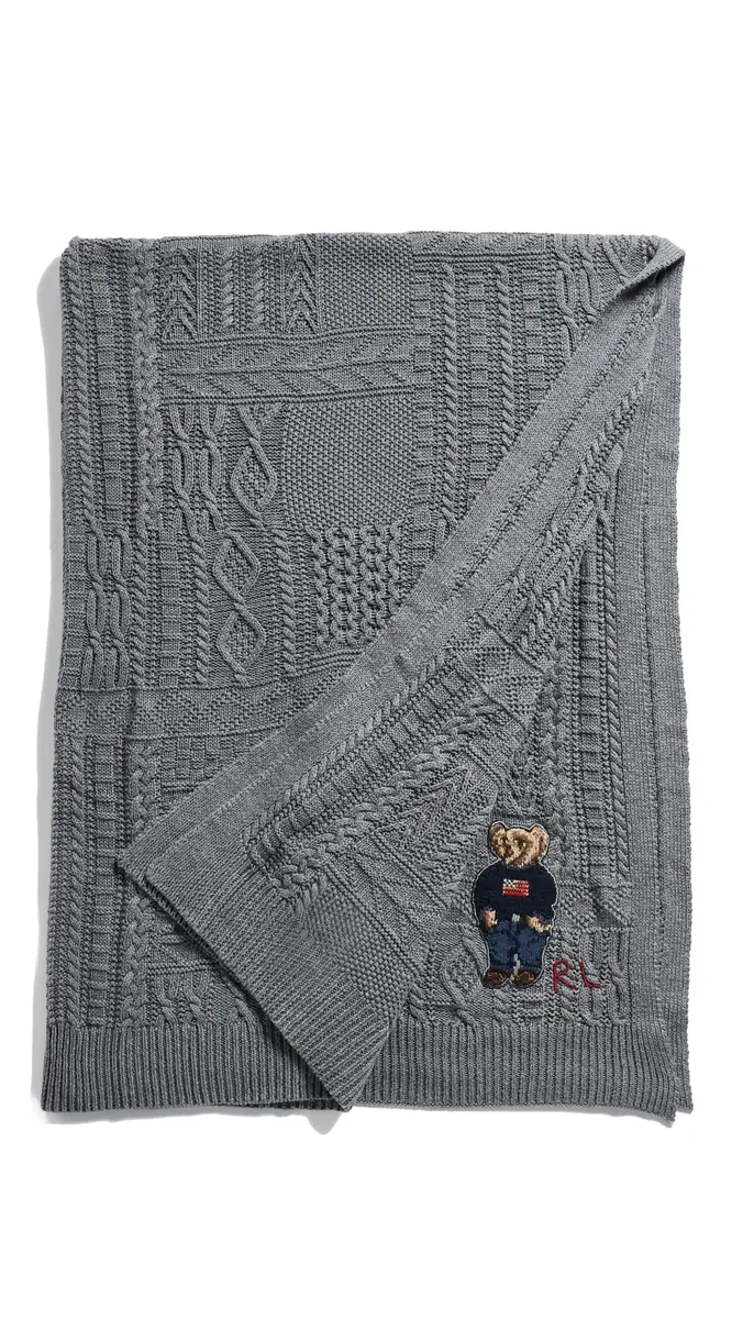 Polo Ralph Lauren Baybrook Bear Throw Blanket | Thumbnail 4 Polo Ralph Lauren Baybrook Bear Throw Blanket | Thumbnail 4