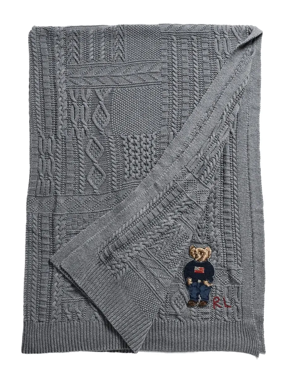 Polo Ralph Lauren Baybrook Bear Throw Blanket