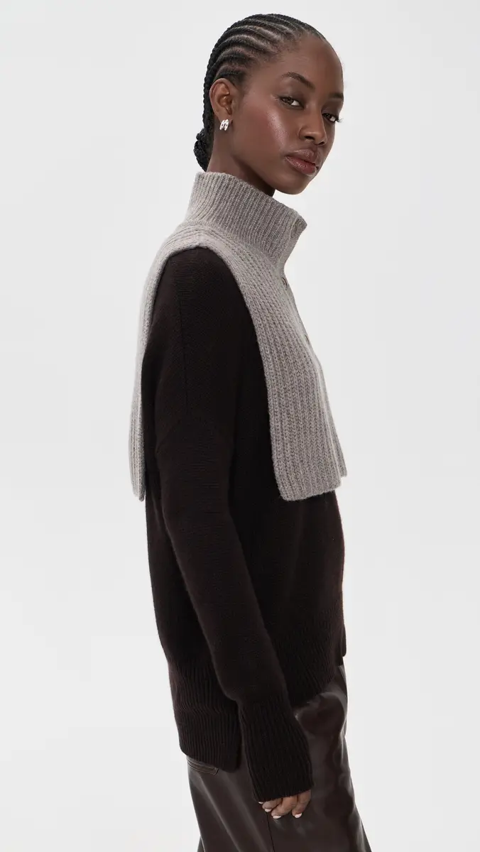White + Warren Cashmere Blend Collar Dickie | Thumbnail 6 White + Warren Cashmere Blend Collar Dickie | Thumbnail 6