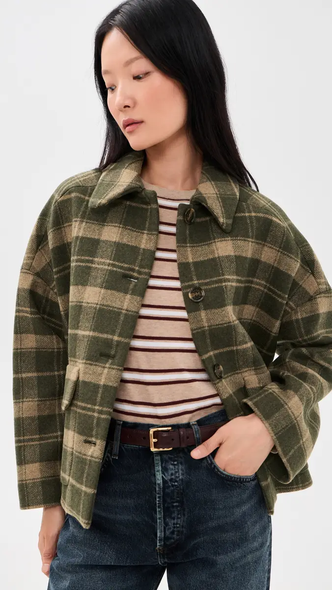 Barbour Myla Checked Wool Coat | Thumbnail 2 Barbour Myla Checked Wool Coat | Thumbnail 2