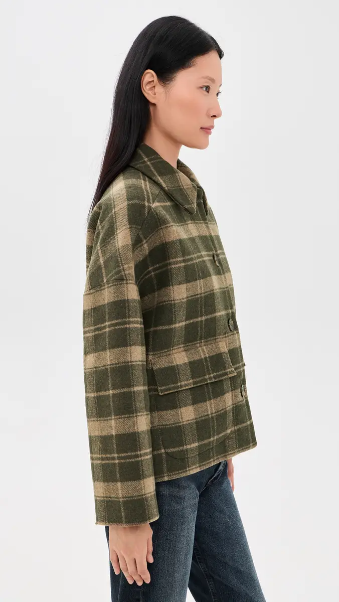 Barbour Myla Checked Wool Coat | Thumbnail 4 Barbour Myla Checked Wool Coat | Thumbnail 4