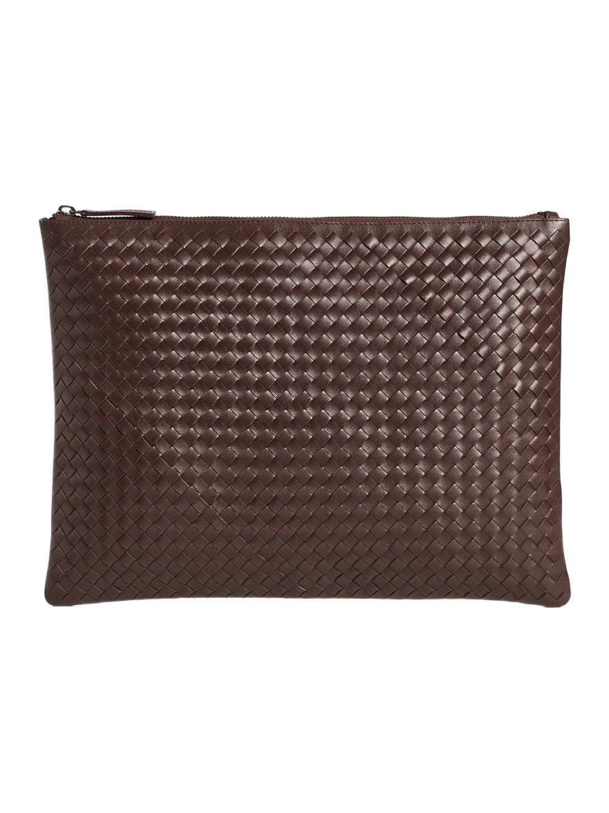 Dragon Diffusion Woven Leather Pouch