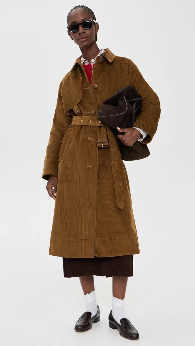 Barbour Antonella Corduroy Trench Jacket | Thumbnail 2 Barbour Antonella Corduroy Trench Jacket | Thumbnail 2