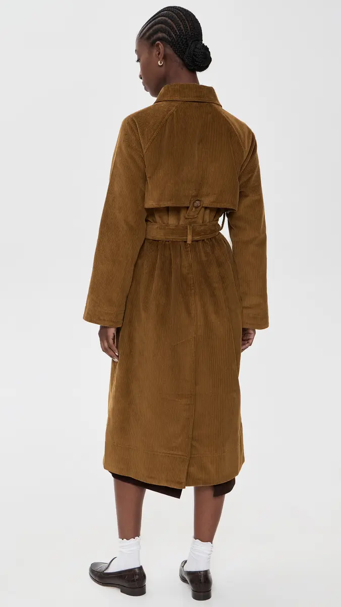 Barbour Antonella Corduroy Trench Jacket | Thumbnail 3 Barbour Antonella Corduroy Trench Jacket | Thumbnail 3