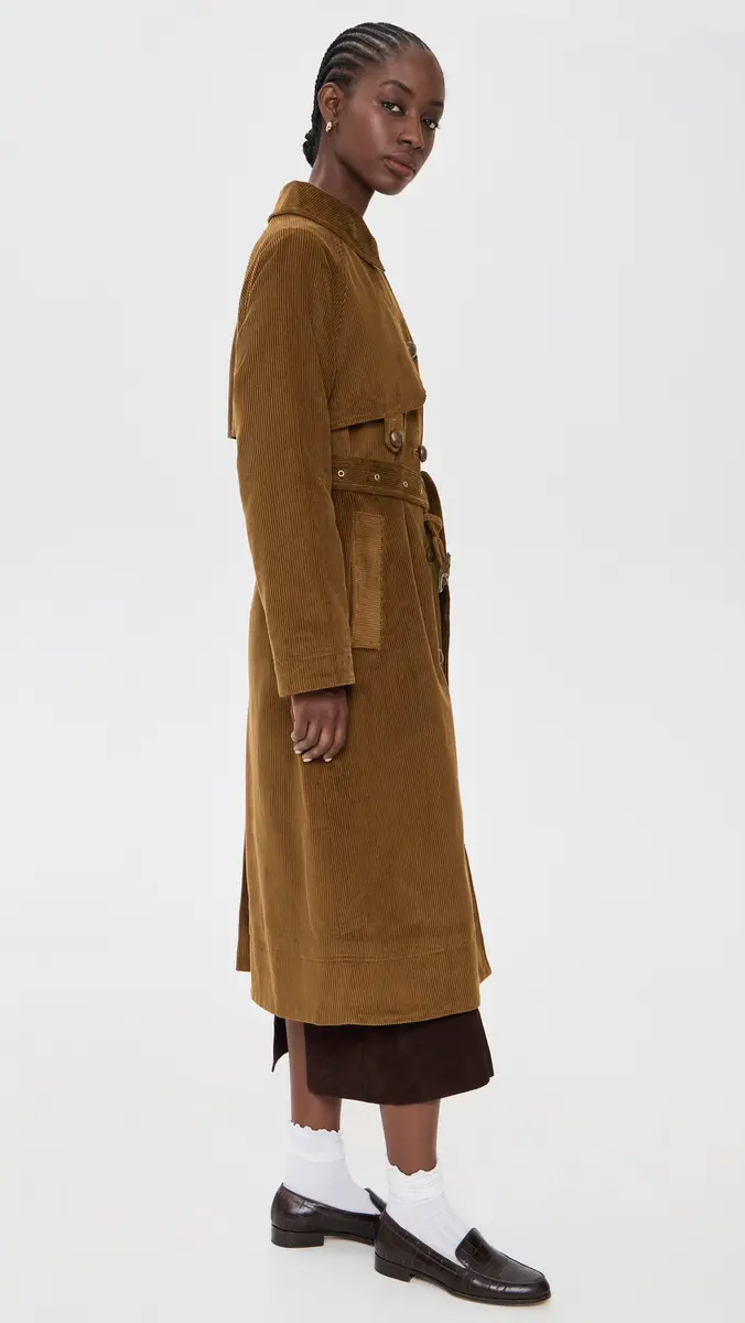 Barbour Antonella Corduroy Trench Jacket | Thumbnail 4 Barbour Antonella Corduroy Trench Jacket | Thumbnail 4