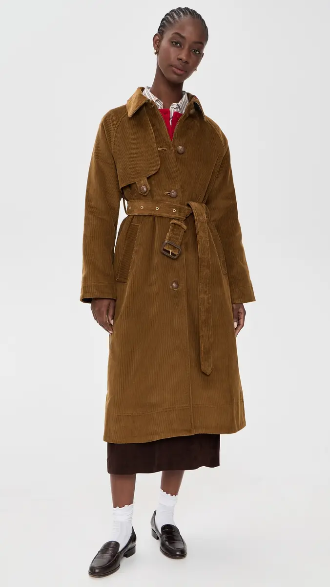 Barbour Antonella Corduroy Trench Jacket | Thumbnail 5 Barbour Antonella Corduroy Trench Jacket | Thumbnail 5