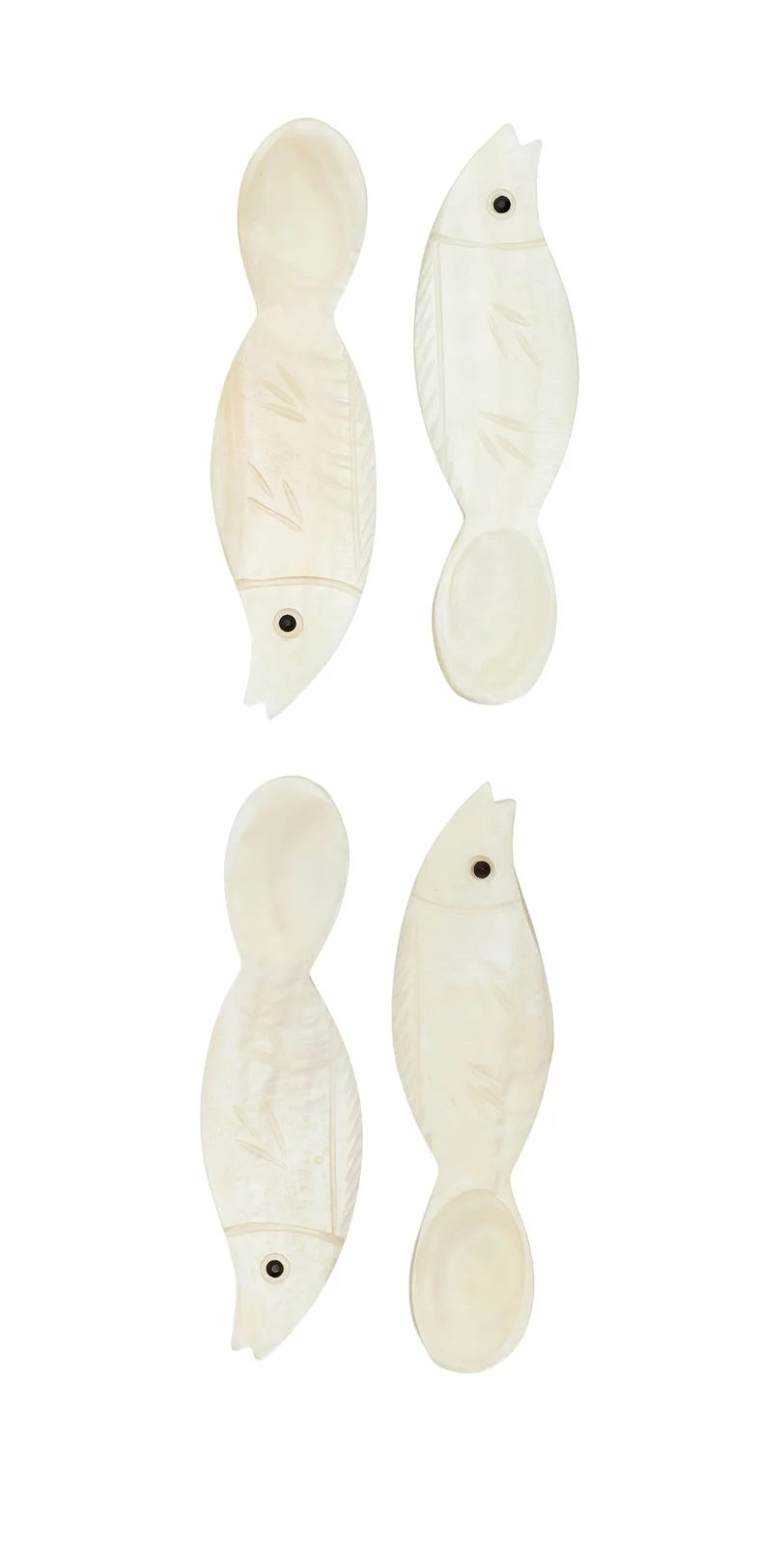 The Favorites Fish Condiment Caviar Spoon Set N/A