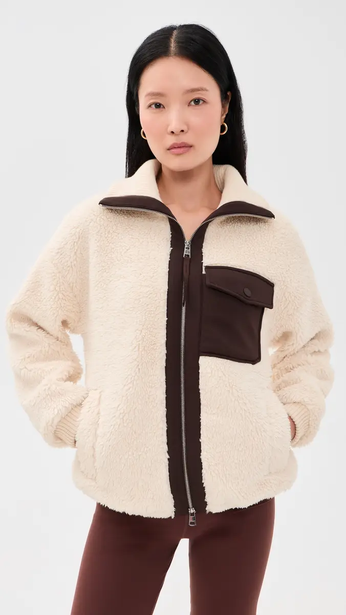 Varley Lowell Sherpa Jacket | Thumbnail 2 Varley Lowell Sherpa Jacket | Thumbnail 2