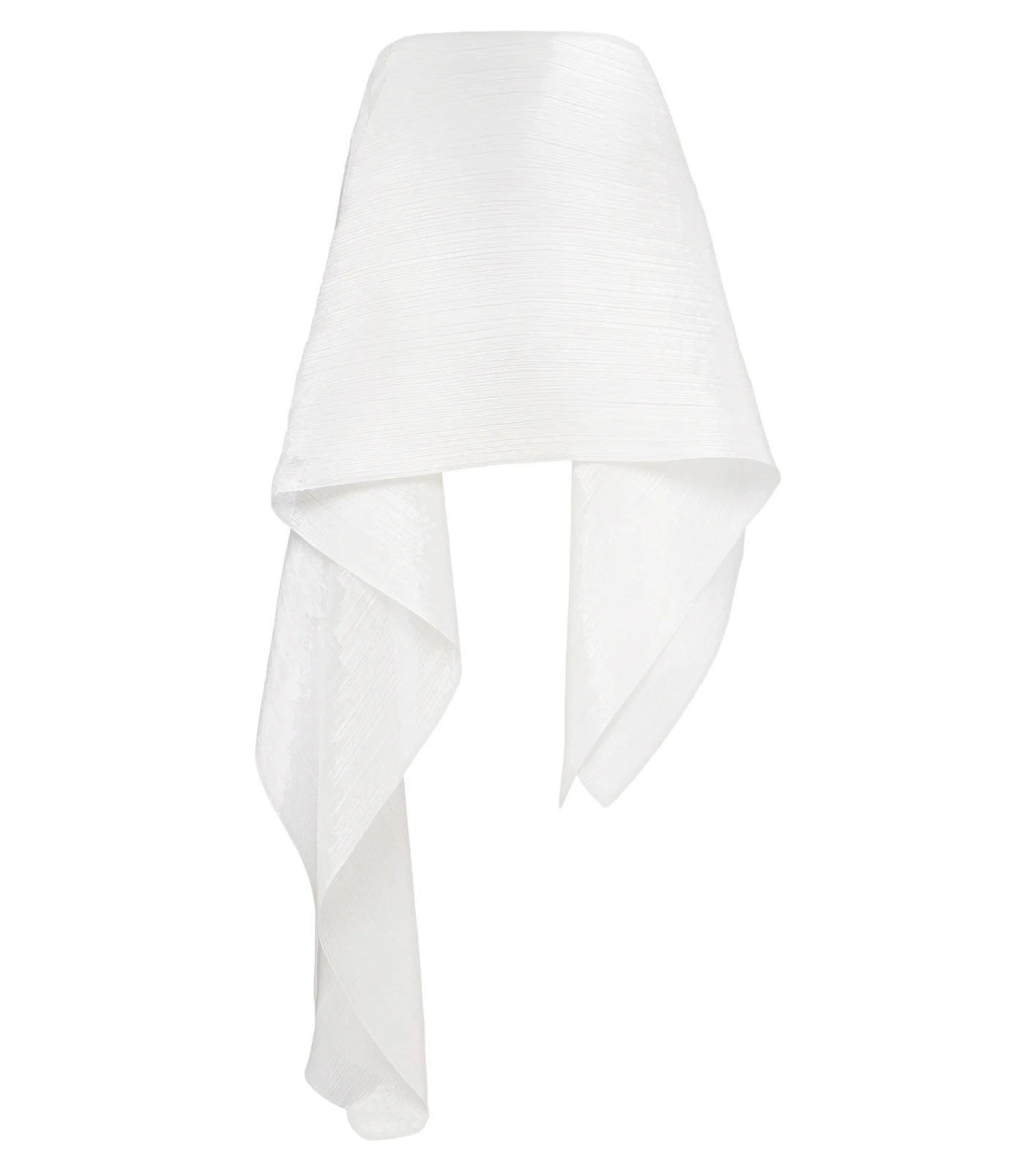 Pleats Please Issey Miyake Madame T pleated shawl