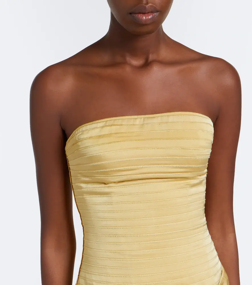 Marmar Halim Satin corset gown | Thumbnail 3 Marmar Halim Satin corset gown | Thumbnail 3