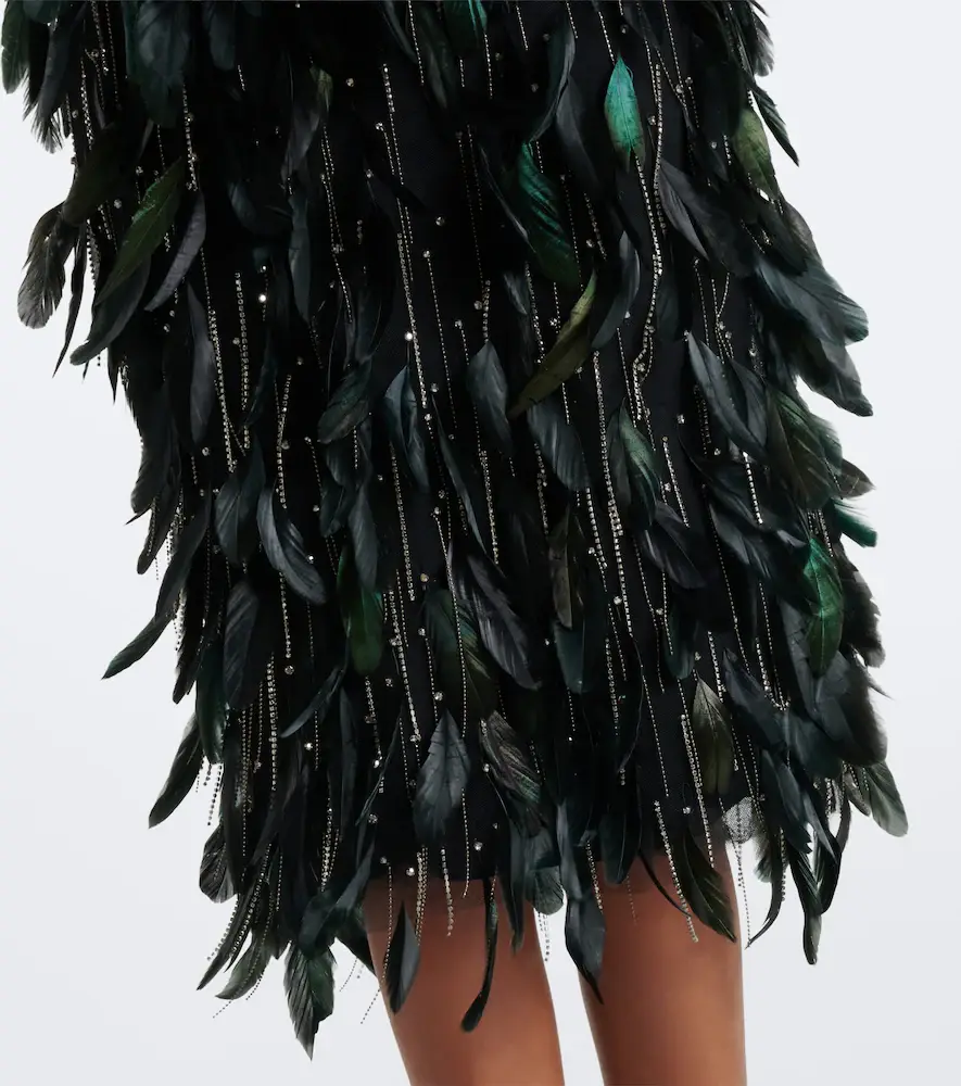 Costarellos Julita embellished fringed cocktail dress | Thumbnail 4