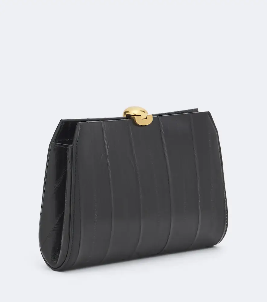 Nour Hammour Lou eel leather clutch | Thumbnail 2