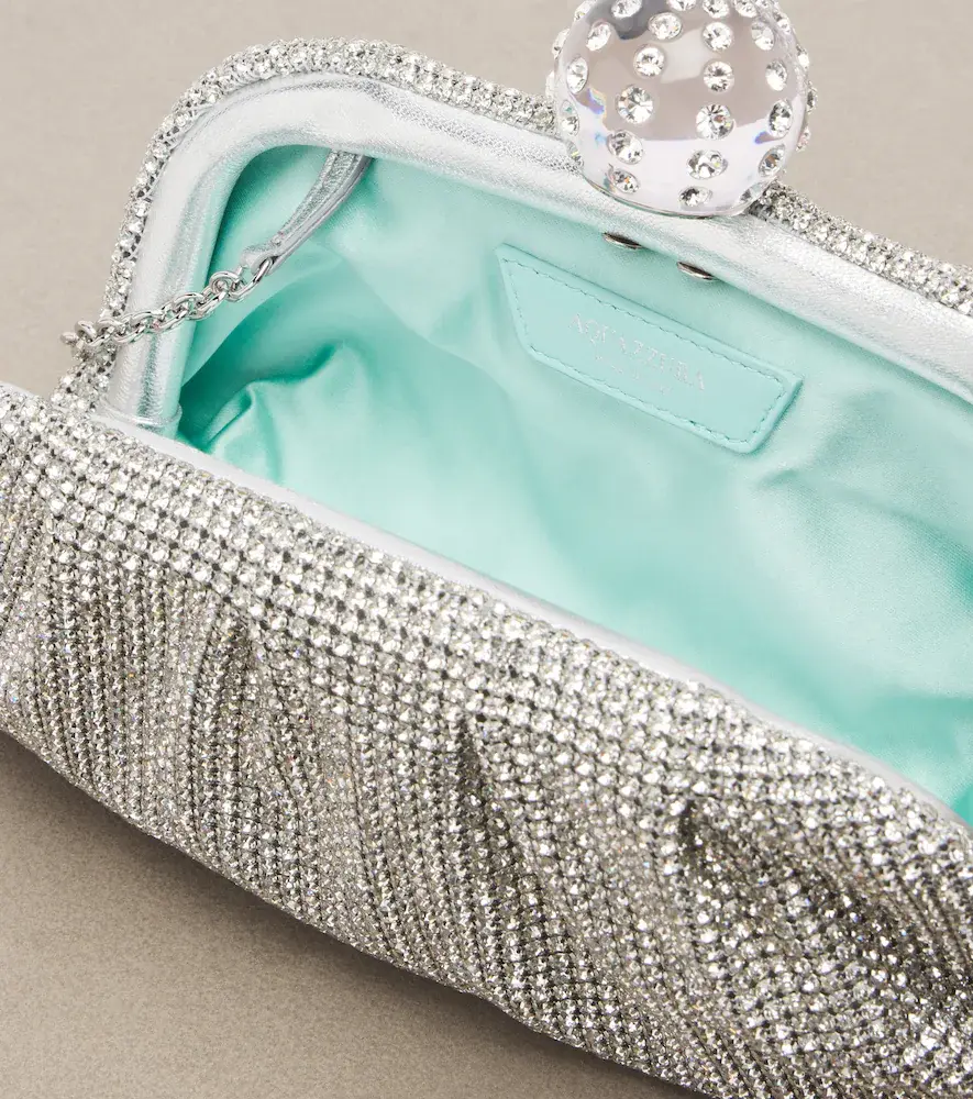 Aquazzura Tequila crystal-embellished clutch | Thumbnail 3 Aquazzura Tequila crystal-embellished clutch | Thumbnail 3