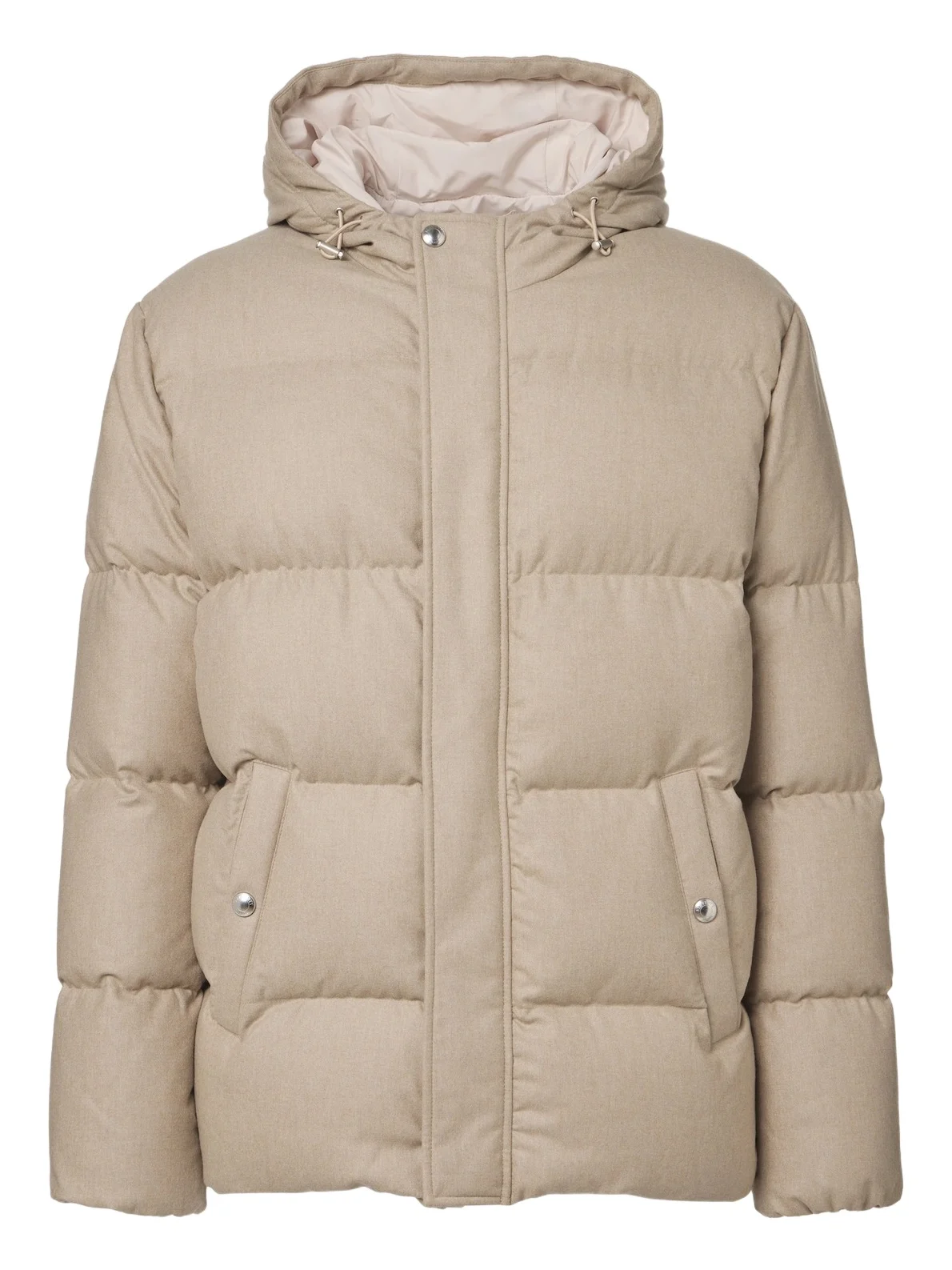 ELEVENTY Wool, silk, and cashmere puffer jacket
