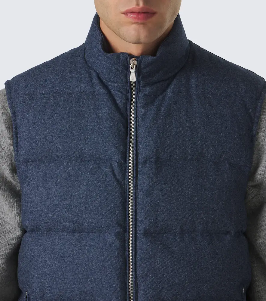 ELEVENTY Wool, cotton, and cashmere puffer vest | Thumbnail 2