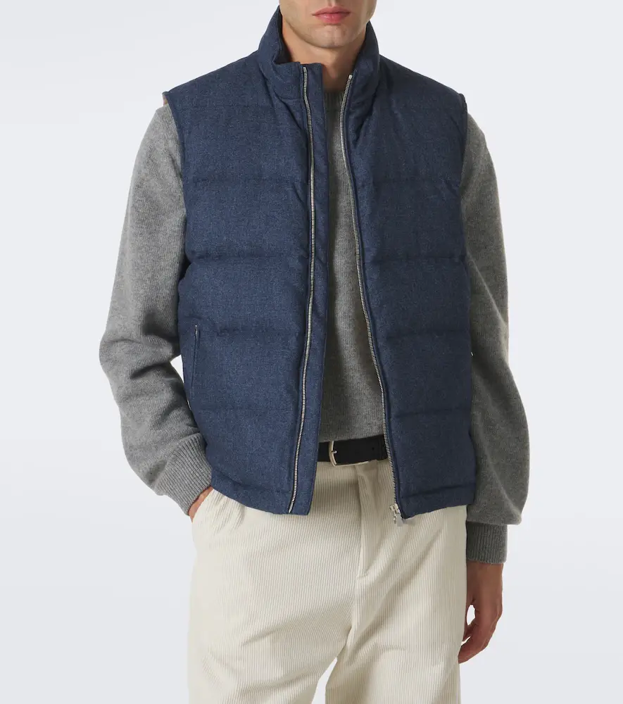 ELEVENTY Wool, cotton, and cashmere puffer vest | Thumbnail 6
