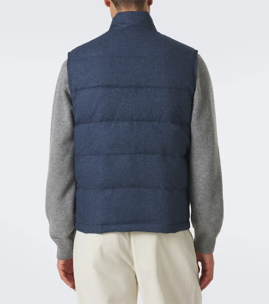 ELEVENTY Wool, cotton, and cashmere puffer vest | Thumbnail 7