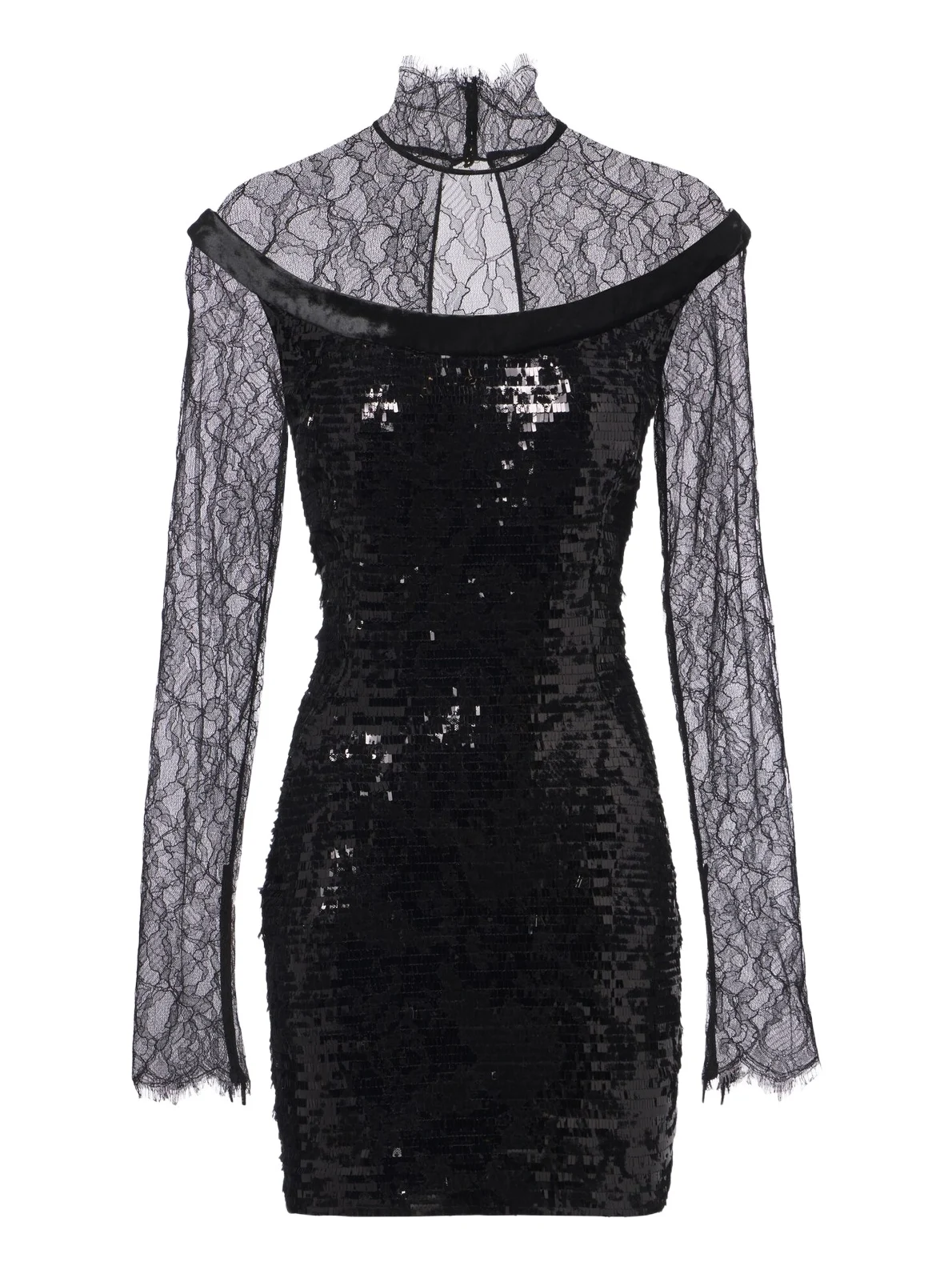 Roberto Cavalli Sequined lace minidress