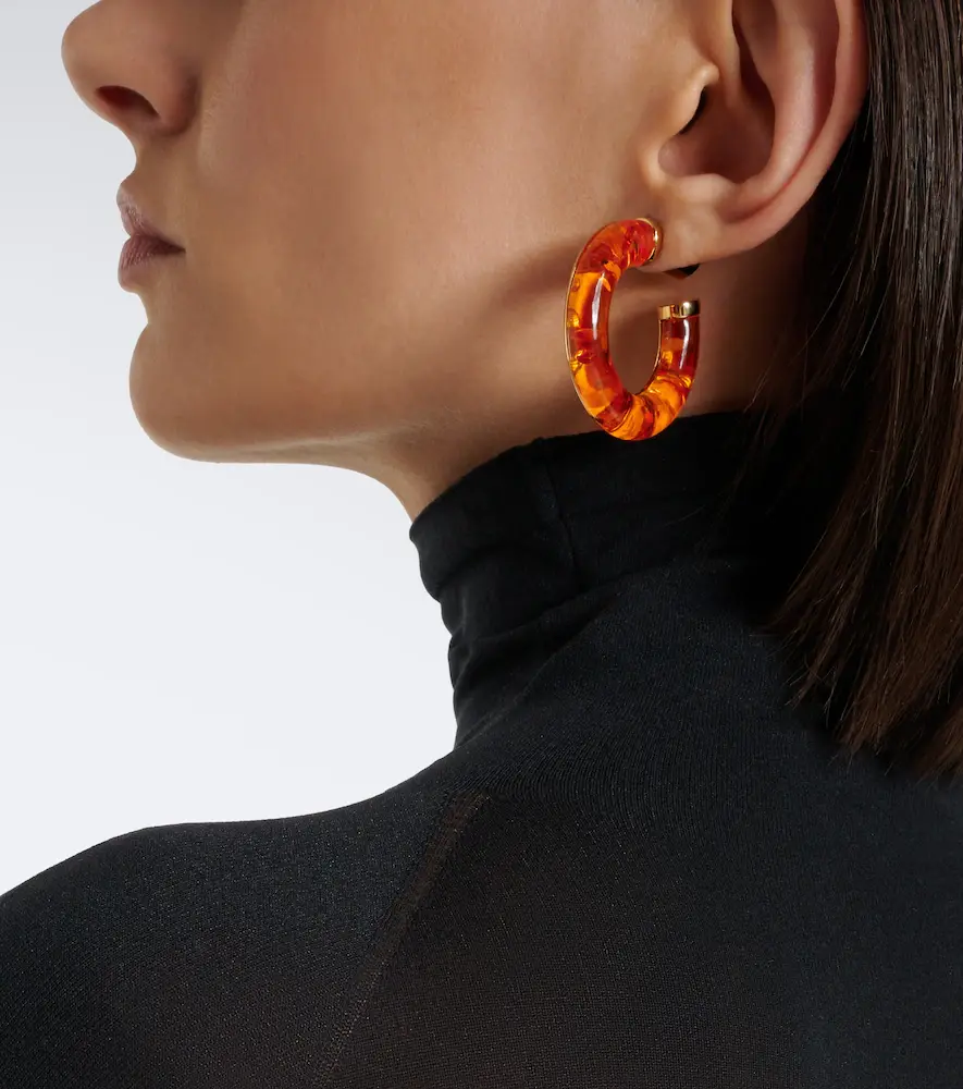 ALAÏA ALAÏA Ray hoop earrings | Thumbnail 2 ALAÏA ALAÏA Ray hoop earrings | Thumbnail 2