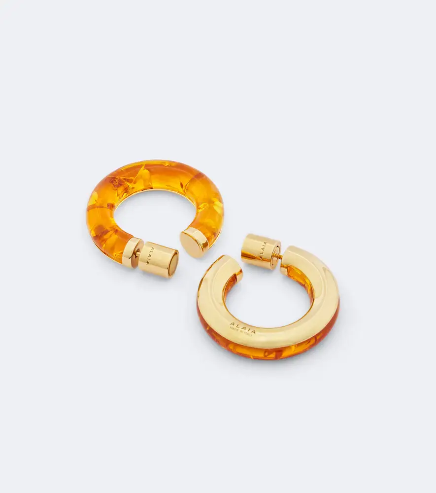 ALAÏA ALAÏA Ray hoop earrings | Thumbnail 5 ALAÏA ALAÏA Ray hoop earrings | Thumbnail 5