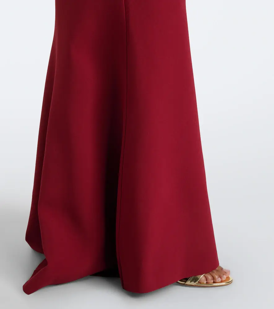 Elie Saab Draped cady gown | Thumbnail 4