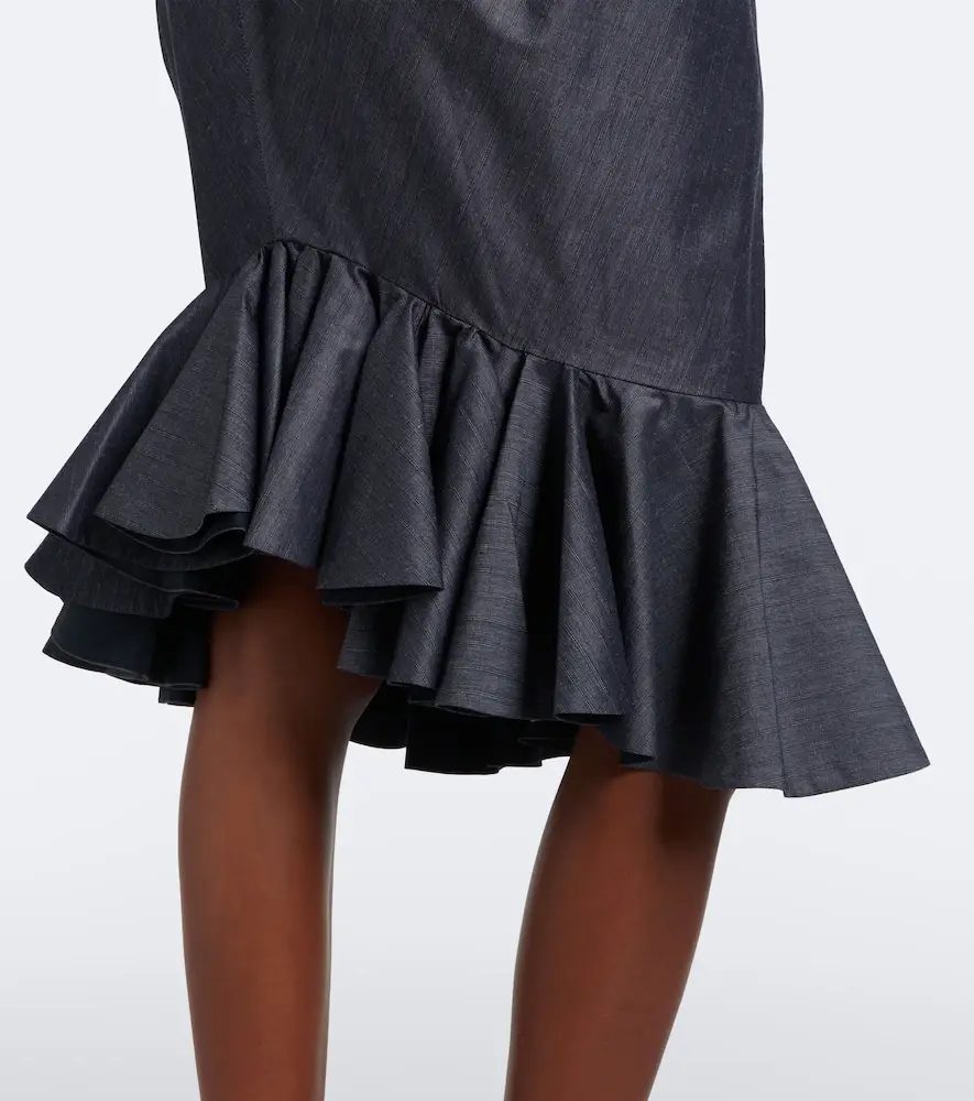 Jacquemus Palmier cotton and mohair-blend midi skirt | Thumbnail 6 Jacquemus Palmier cotton and mohair-blend midi skirt | Thumbnail 6