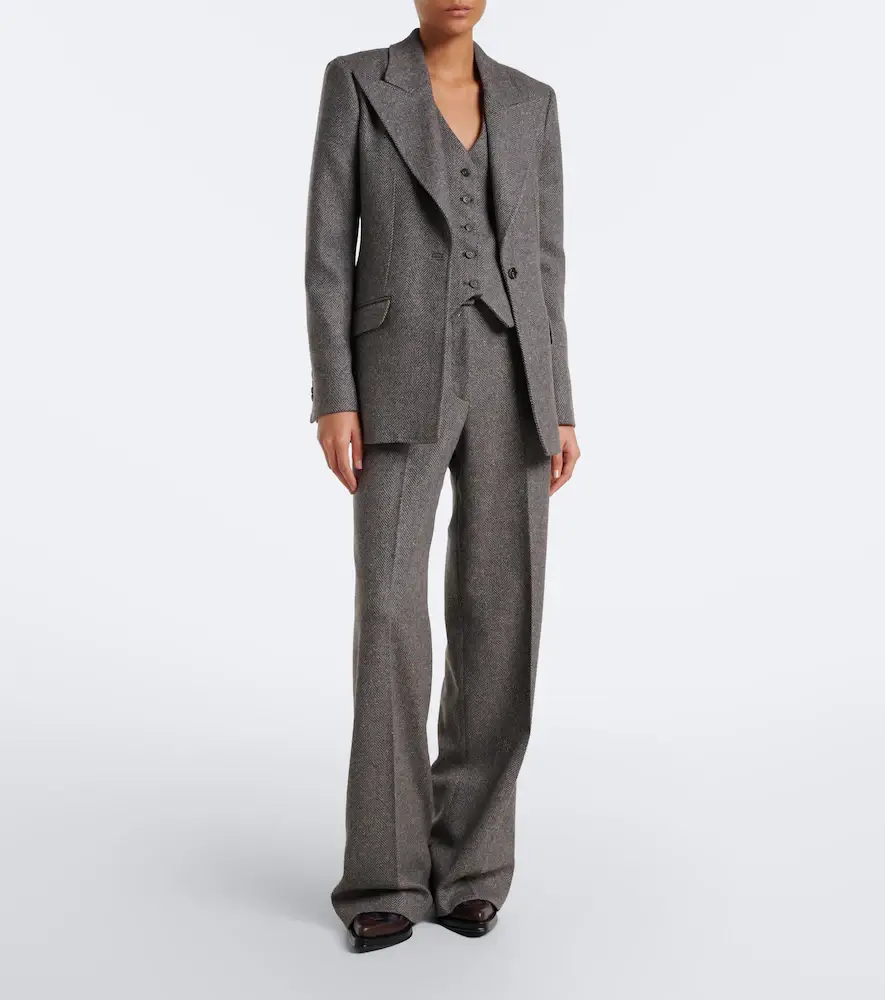 Gabriela Hearst Coleridge herringbone cashmere and wool vest | Thumbnail 3 Gabriela Hearst Coleridge herringbone cashmere and wool vest | Thumbnail 3