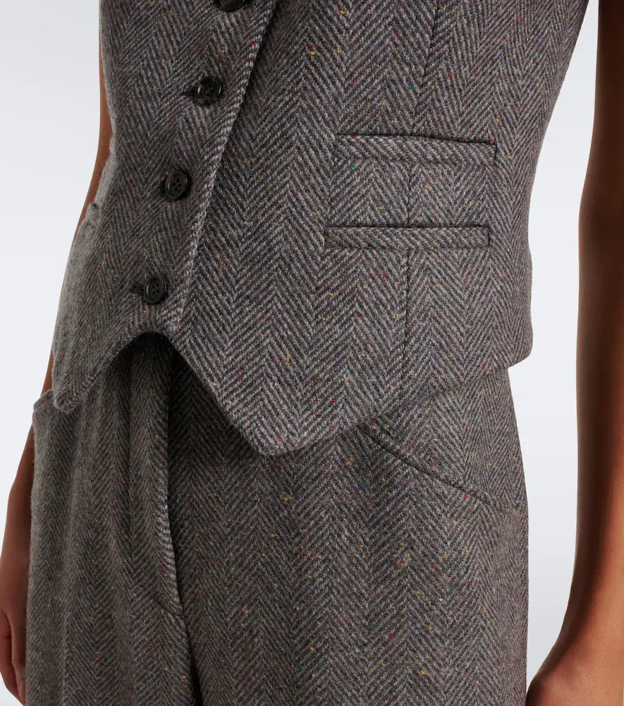 Gabriela Hearst Coleridge herringbone cashmere and wool vest | Thumbnail 7 Gabriela Hearst Coleridge herringbone cashmere and wool vest | Thumbnail 7
