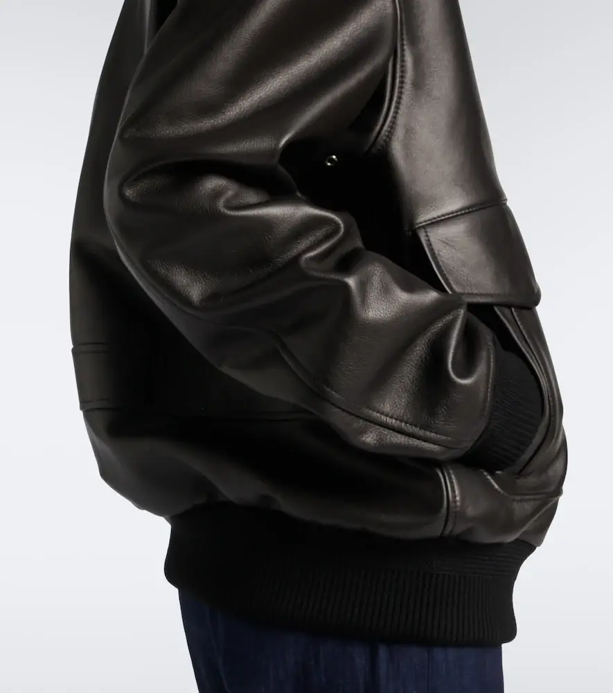Gabriela Hearst Grant shearling-trimmed leather jacket | Thumbnail 2 Gabriela Hearst Grant shearling-trimmed leather jacket | Thumbnail 2