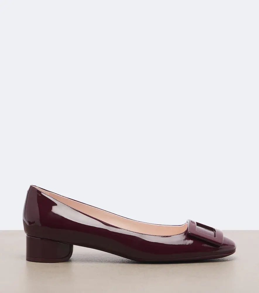 Roger Vivier Roundy Lacquered patent leather ballet flats | Thumbnail 2