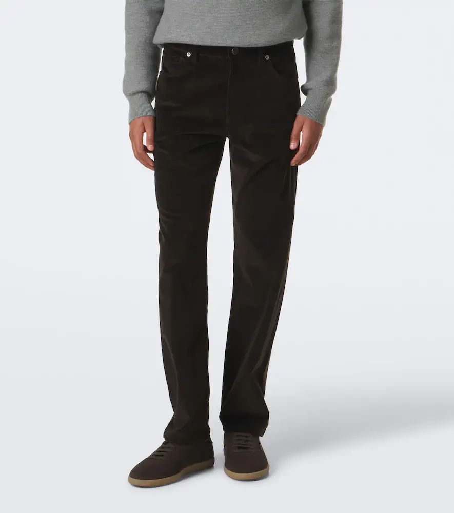 Zegna Roccia corduroy straight pants | Thumbnail 2 Zegna Roccia corduroy straight pants | Thumbnail 2