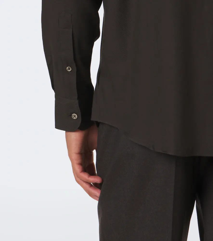 Zegna Cotton and cashmere shirt | Thumbnail 5