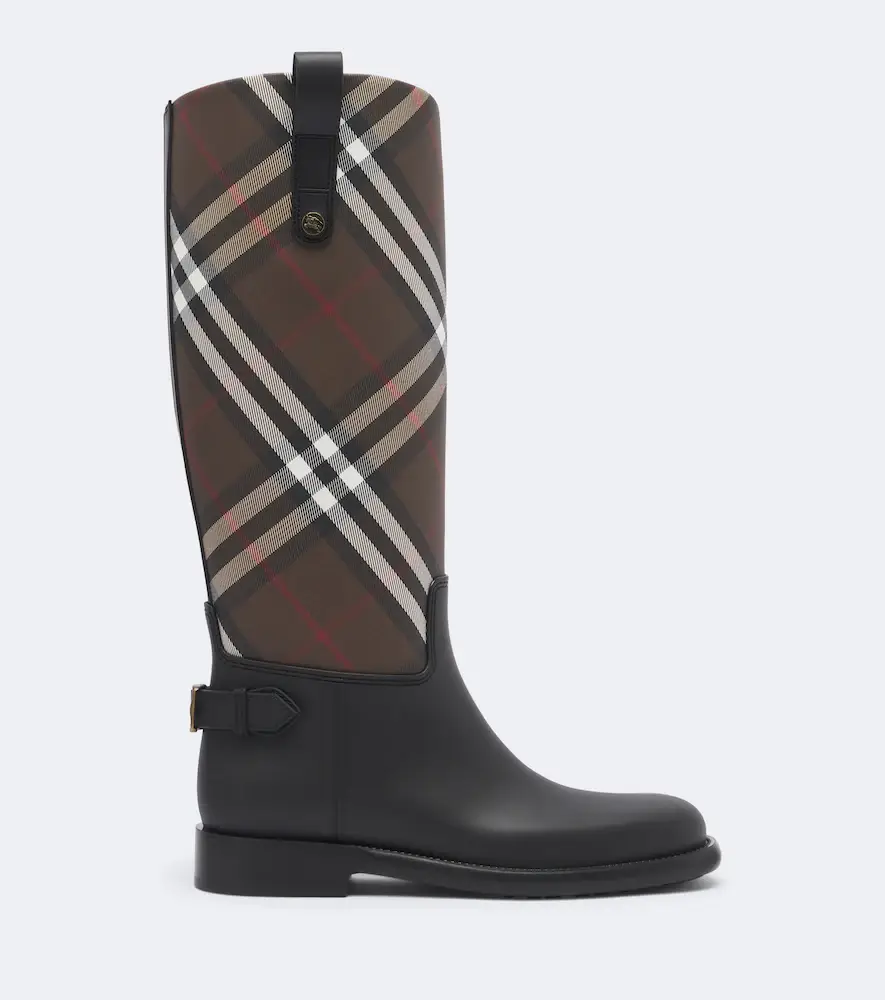 Burberry Cavalier Check rain boots | Thumbnail 3 Burberry Cavalier Check rain boots | Thumbnail 3