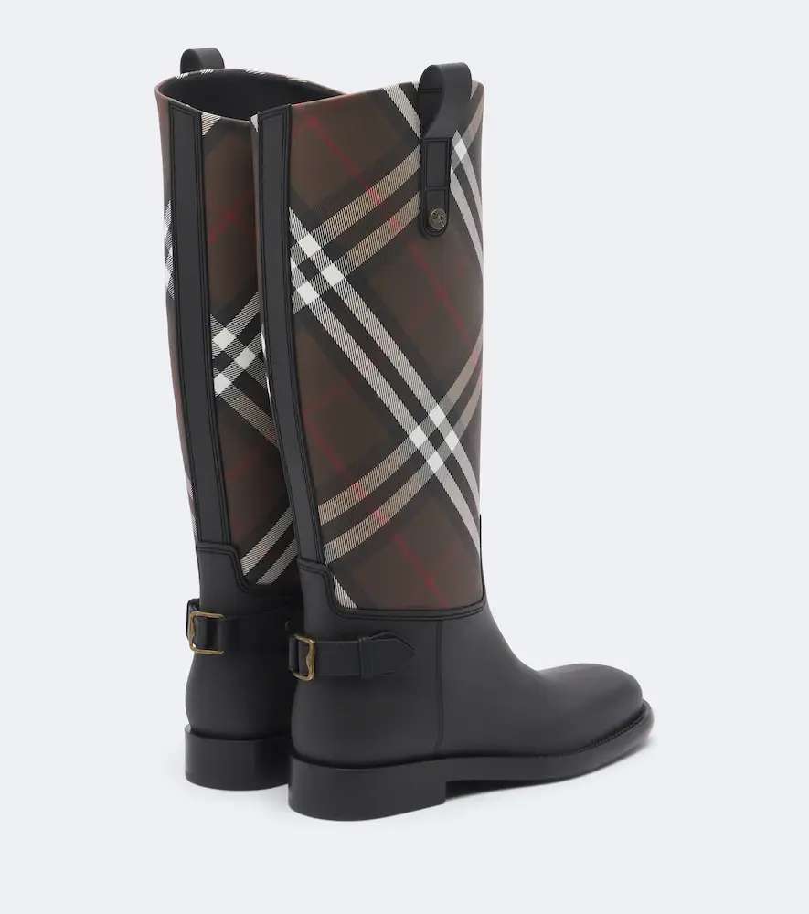 Burberry Cavalier Check rain boots | Thumbnail 4 Burberry Cavalier Check rain boots | Thumbnail 4
