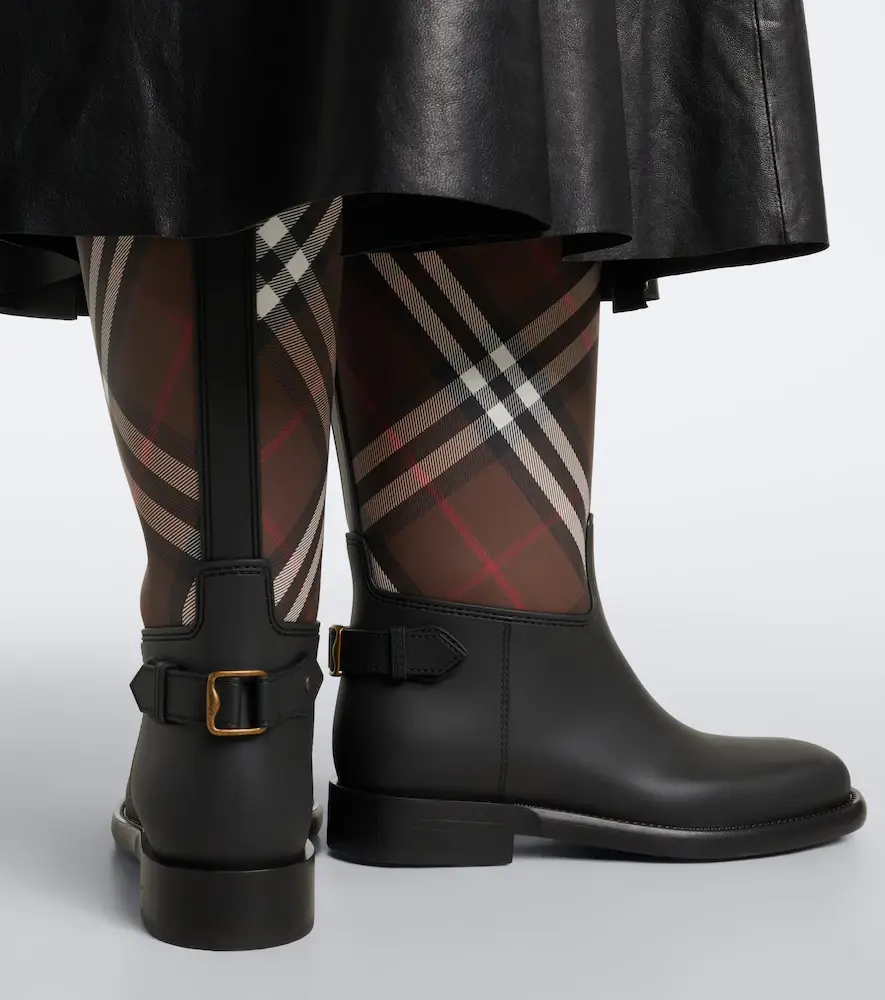 Burberry Cavalier Check rain boots | Thumbnail 6 Burberry Cavalier Check rain boots | Thumbnail 6
