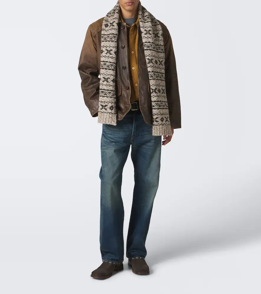 RRL Wool and cotton-blend scarf | Thumbnail 3 RRL Wool and cotton-blend scarf | Thumbnail 3