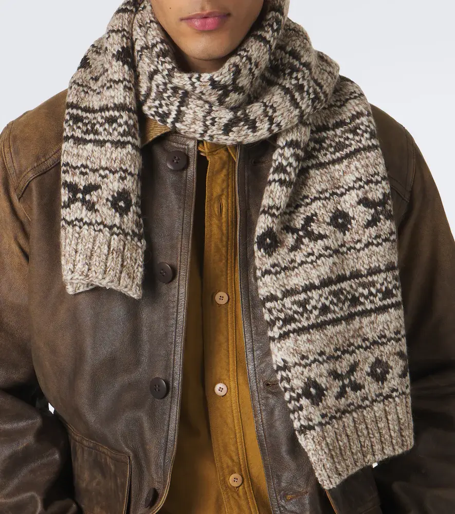 RRL Wool and cotton-blend scarf | Thumbnail 4 RRL Wool and cotton-blend scarf | Thumbnail 4
