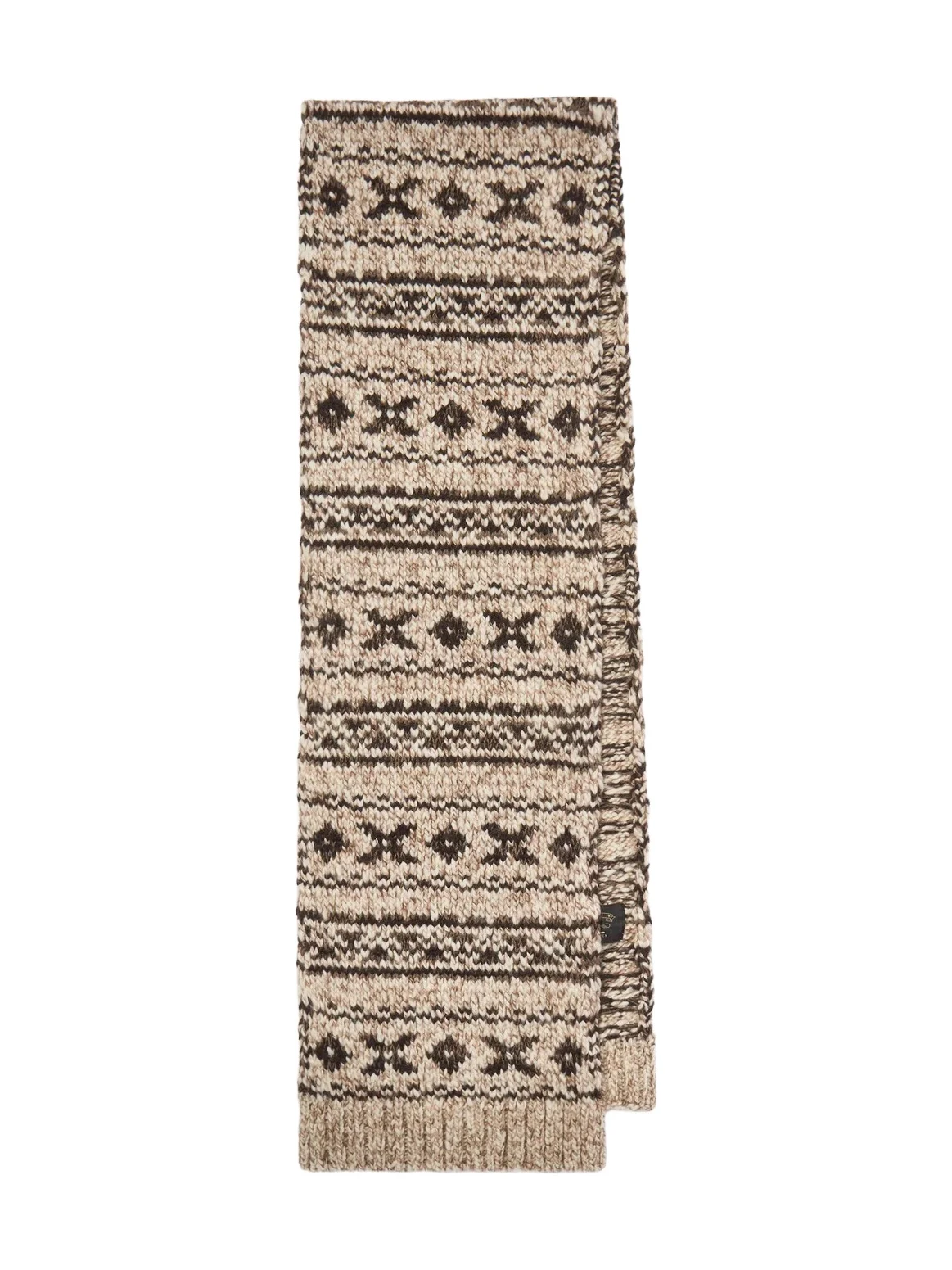 RRL Wool and cotton-blend scarf