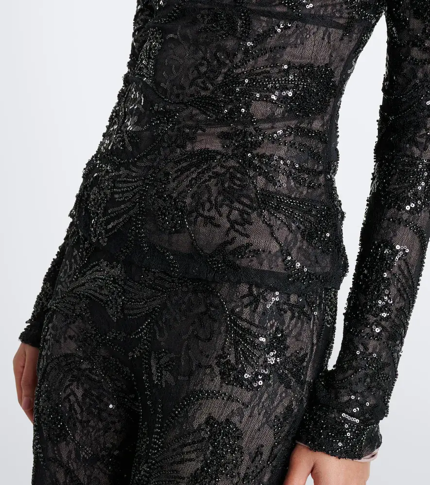 The New Arrivals Ilkyaz Ozel Catroux sequined top | Thumbnail 2 The New Arrivals Ilkyaz Ozel Catroux sequined top | Thumbnail 2