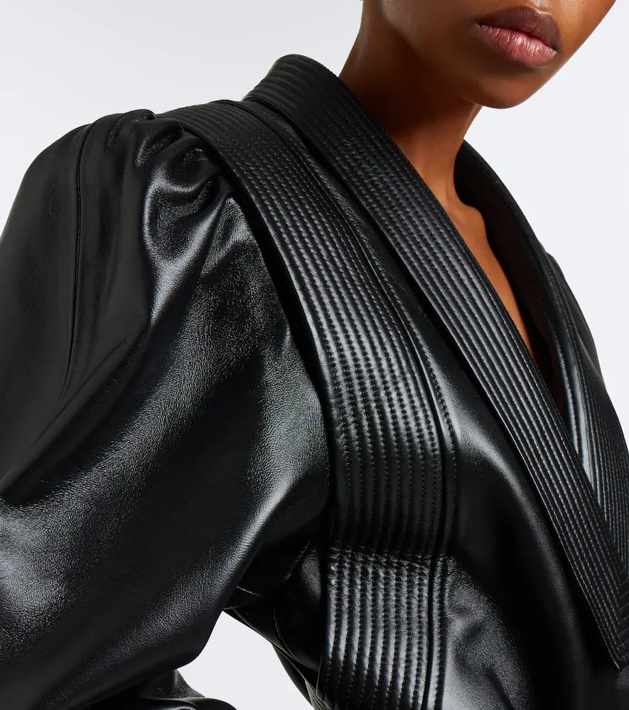 Valentino Garavani Belted leather jacket | Thumbnail 5