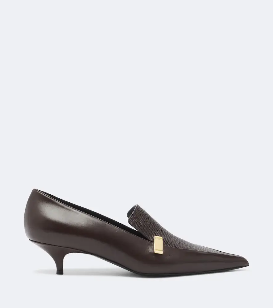 Proenza Schouler Slash leather loafer pumps | Thumbnail 3 Proenza Schouler Slash leather loafer pumps | Thumbnail 3