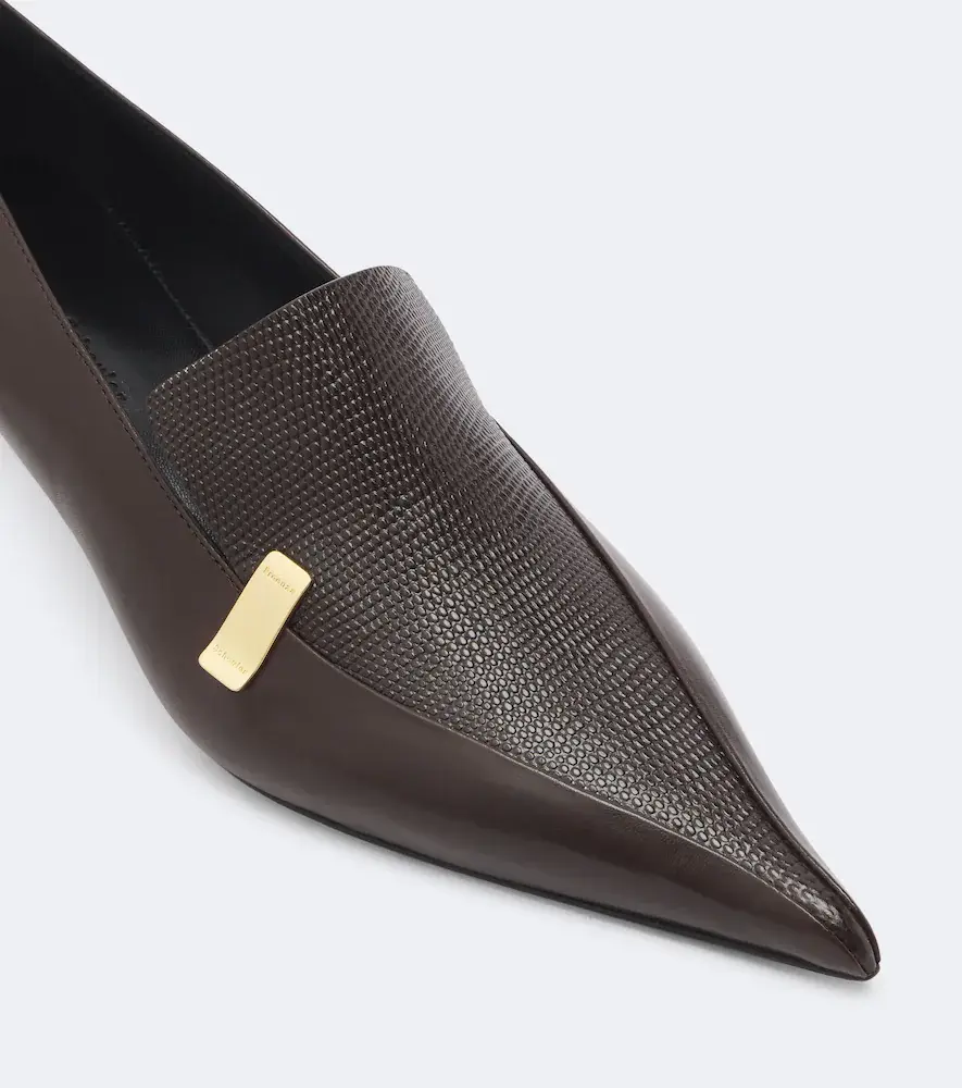 Proenza Schouler Slash leather loafer pumps | Thumbnail 4 Proenza Schouler Slash leather loafer pumps | Thumbnail 4