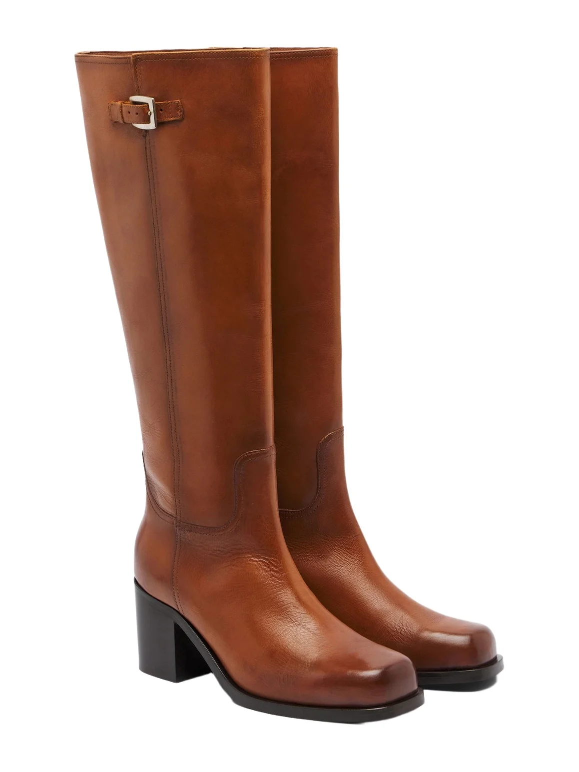 Staud Brooklyn leather knee-high boots