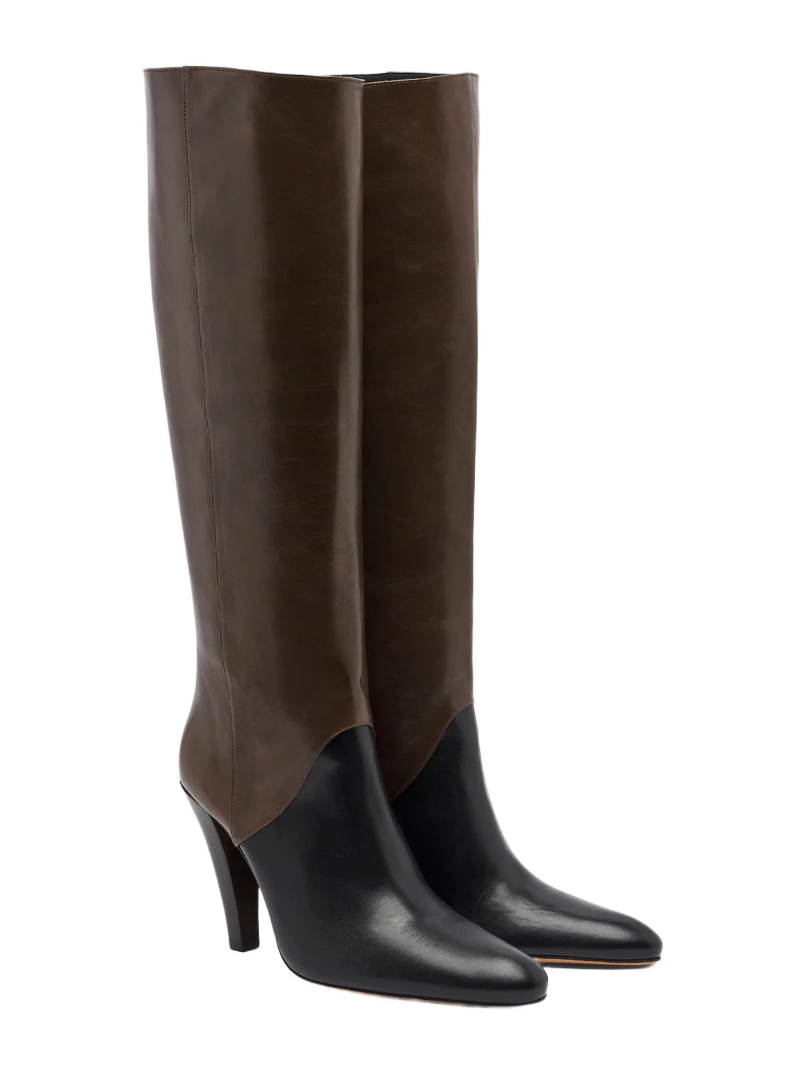Edita leather knee-high boots