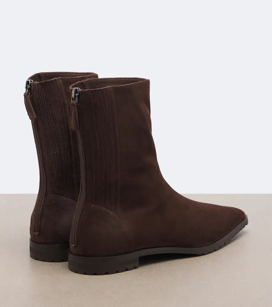 Aquazzura Saint Honoré suede ankle boots | Thumbnail 2