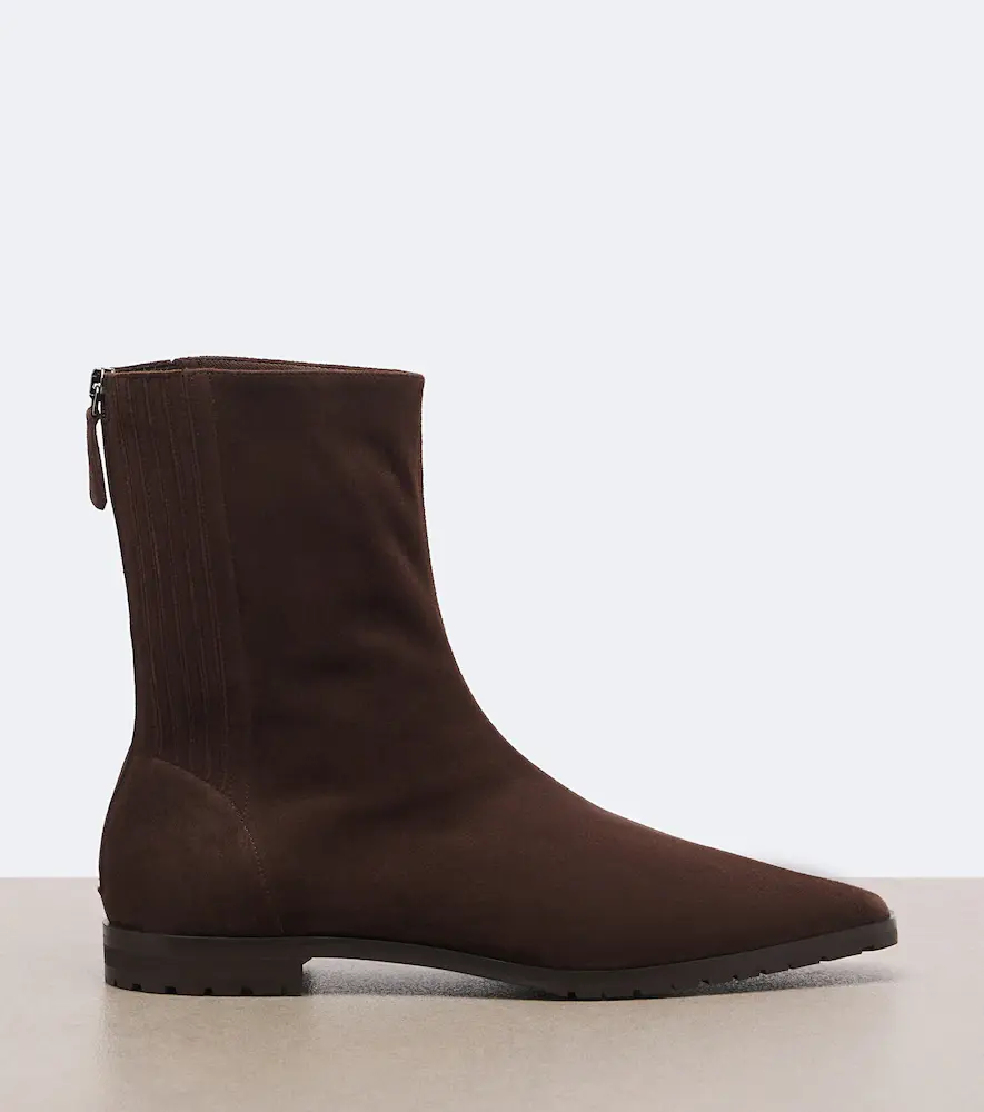 Aquazzura Saint Honoré suede ankle boots | Thumbnail 3