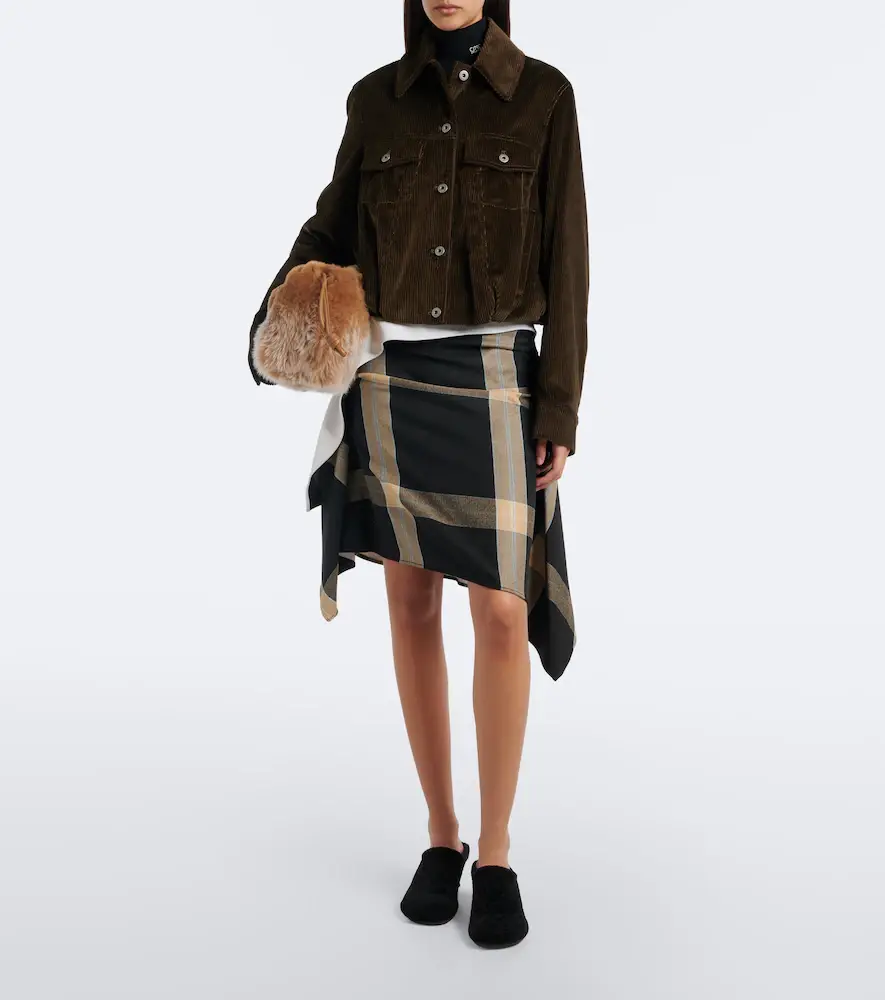 Loewe Flamenco Medium shearling pouch | Thumbnail 6