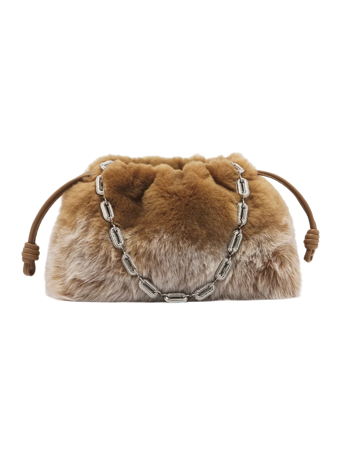 Flamenco Medium shearling pouch Flamenco Medium shearling pouch