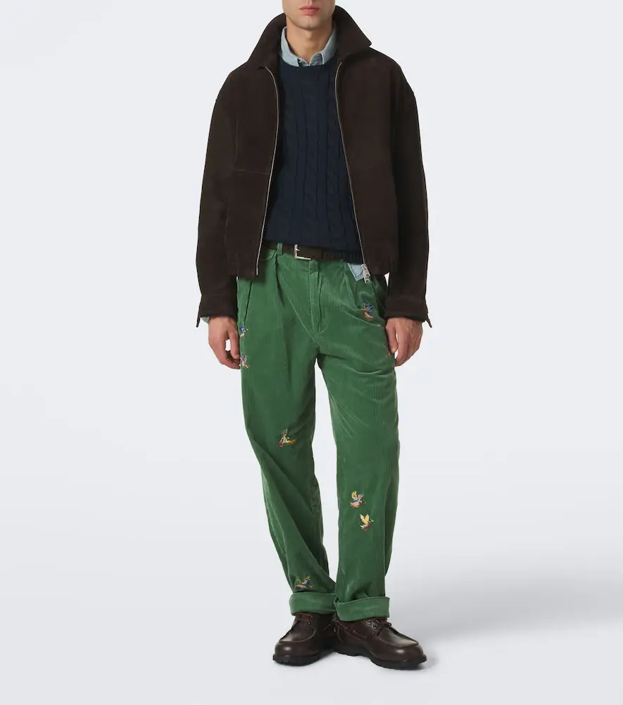 Polo Ralph Lauren Embroidered cotton corduroy straight pants | Thumbnail 6 Polo Ralph Lauren Embroidered cotton corduroy straight pants | Thumbnail 6